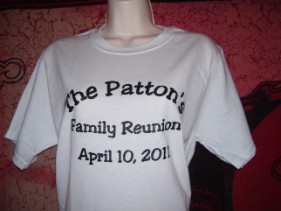 Family Reunion shirts!
